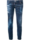 DSQUARED2 PAINT SPLATTERED SKINNY JEANS