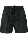 Dsquared2 Icon Slogan Swim Shorts In Black