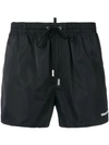 Dsquared2 Badeshorts Mit Kordelzugbund In Black