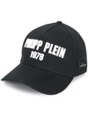 PHILIPP PLEIN PHILIPP PLEIN PP1978 BASEBALL CAP - BLACK