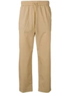 KENZO CROPPED TAPERED TROUSERS