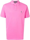 Polo Ralph Lauren Custom Slim Fit Mesh Short Sleeve Polo Shirt In Pink