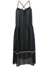 RAG & BONE AUSTIN STRIPED MIDI DRESS