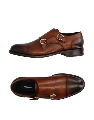 Dsquared2 Loafers In Dark Brown