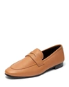 BOUGEOTTE ACAJOU LEATHER PENNY LOAFERS,PROD218140424