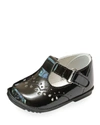 L'AMOUR SHOES GIRL'S BIRDIE PATENT LEATHER T-STRAP BROGUE MARY JANE, BABY,PROD218350153
