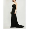 ALEX PERRY SLAINE STRAPLESS WOVEN GOWN