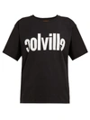 Colville Reverse Logo-print Cotton T-shirt In Black