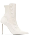 ALEXANDER MCQUEEN ALEXANDER MCQUEEN VICTORIAN BOOTS - 白色