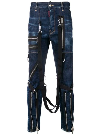 Dsquared2 Bootcut Jeans In Blue
