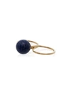 ASHERALI KNOPFER DALIAGREEN 18K GOLD MIX AND MATCH PEARL AND LAPIS RING