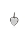 LOQUET WHITE GOLD SMALL HEART LOCKET NECKLACE