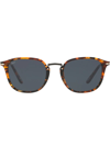 Persol Men's Po3184s Round Acetate Sunglasses In Brown