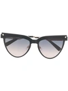 DSQUARED2 DSQUARED2 EYEWEAR HOLLY太阳眼镜 - 黑色