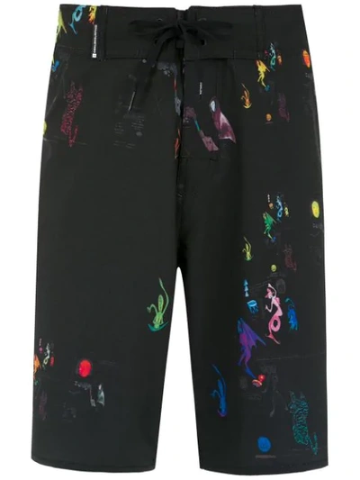 Osklen Printed Swimming Shorts In Black