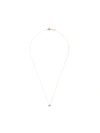 ALISON LOU 14KT YELLOW GOLD, BLUE TOPAZ AND DIAMOND PENDANT NECKLACE