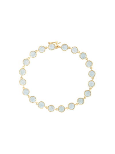 Irene Neuwirth 18kt Yellow Gold Aquamarine Bracelet