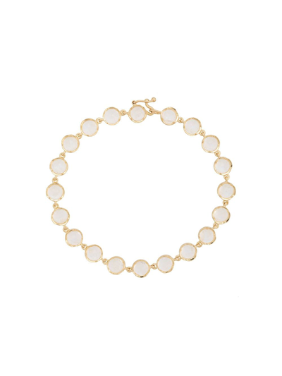 Irene Neuwirth 18kt Yellow Gold Rainbow Moonstone Bracelet