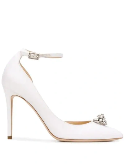 Jimmy Choo Lucy 100 Pumps In 白色