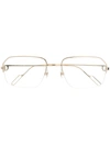 CARTIER METALLIC FRAME GLASSES