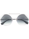 FENDI RIBBONS & CRYSTALS SUNGLASSES