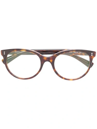 Valentino Garavani Va3009 Eyeglasses In 棕色