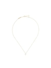 DELFINA DELETTREZ 18KT YELLOW AND WHITE GOLD TWO IN ONE DIAMOND NECKLACE