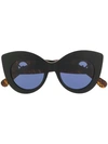 FENDI FENDI EYEWEAR F IS FENDI太阳眼镜 - 黑色