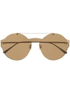 BOTTEGA VENETA ROUND SUNGLASSES