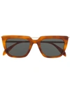 ALEXANDER MCQUEEN SQUARE SUNGLASSES