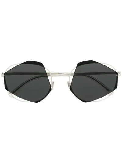 Mykita Hexagonal Sunglasses In 白色