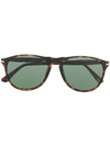 Persol Tortoiseshell Frame Sunglasses In Brown