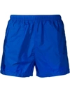 Prada Short Swim Shorts In Blue