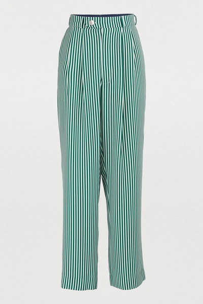 Roseanna Andrea Stripe Pants In Multi Vert