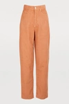 ISABEL MARANT ÉTOILE CORSY COTTON trousers,19PPA0887 19P015E 11PA