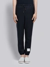 THOM BROWNE ELASTIC HEM WOOL TRACK TROUSER,MTT011A0062613010331