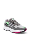 Adidas Originals Yung-96 Leather & Mesh Sneakers In Gretwo & Grethr & Shopnk