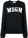 MSGM LOGO PRINT SWEATSHIRT