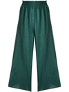 FORTE FORTE CROPPED WIDE LEG TROUSERS