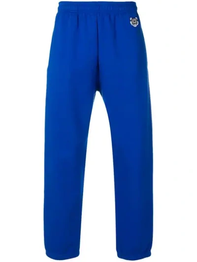 Kenzo Tiger Track Pants In Blue