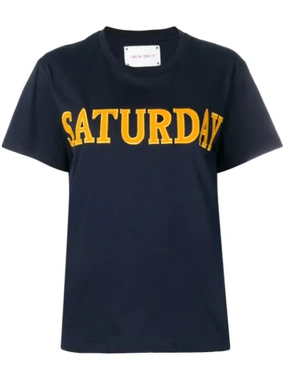 Alberta Ferretti Saturday T-shirt In Blue