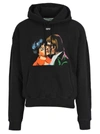 Off-white Off White Kiss Zombie Hoodie In Black