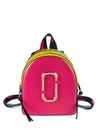 MARC JACOBS The Pack Shot Coated Leather Backpack