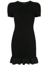 ALEXANDER WANG SHORT RIBBED DRESS