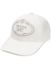 PRADA CLASSIC EMBROIDERED LOGO CAP