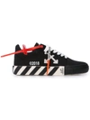 Off-white Black Striped Vulcanized Sneakers