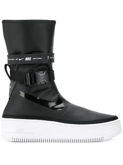 Nike Air Force 1 Sage High短靴 - 黑色 In Black