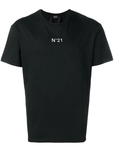 N°21 Nº21 Logo T-shirt - 黑色 In Black