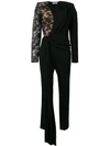GIVENCHY LACE DRAPED DETAILED JUMPSUIT