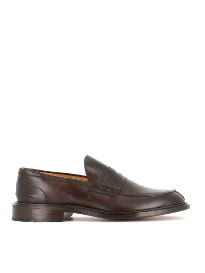 Tricker's Brown Leather Loafers